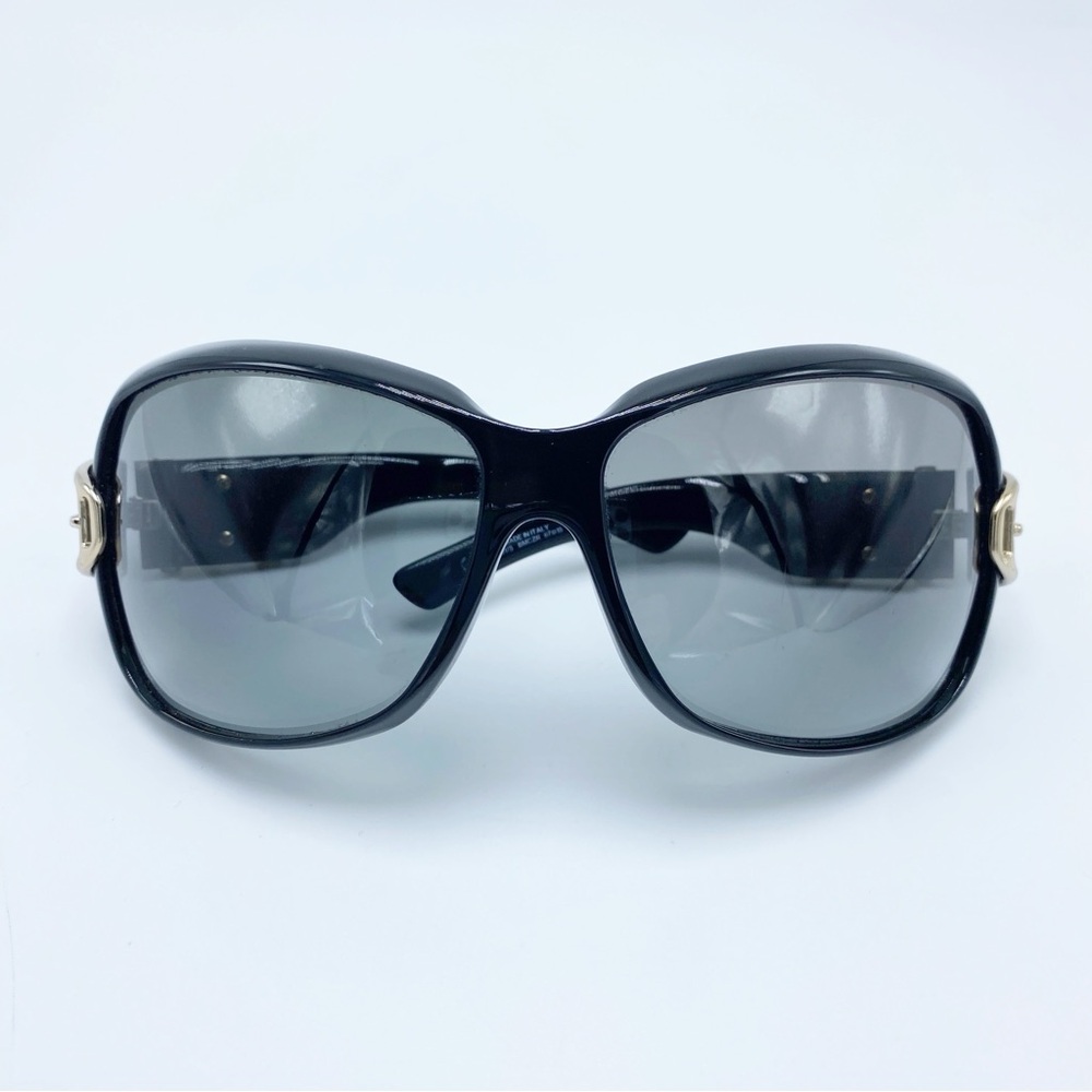 Authentic Vintage Y2K Gucci Oversized Black Buckle Hardware Sunglasses